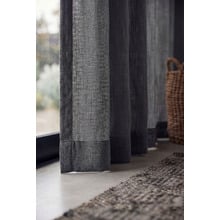 Custom Antigua Sheer S-Fold Single Panel Curtain & Track Set